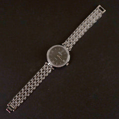 Women Chain Wrist Watch Silver