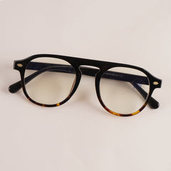 Fancy Black Multi Color Optical Frame