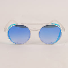 KIDS Sunglasses White Frame Blue Shade 1