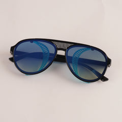 KIDS Sunglasses Black Frame Blue Shade
