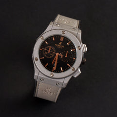 Mens Wrist Watch Grey Design HB Rosegold