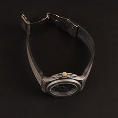 Mens Wrist Watch Grey Design HB Black