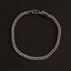 Mens Silver Chain Bracelet