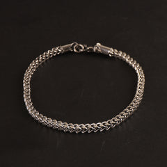 Mens Silver Chain Bracelet
