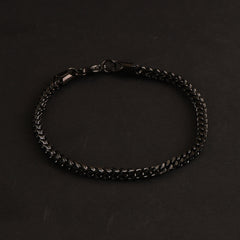 Mens Black Chain Bracelet