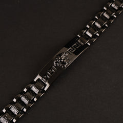 Mens Black Chain Bracelets V