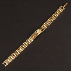 Mens Golden Chain Bracelets V