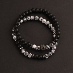 2pcs set 20183 beads Stone Bracelet