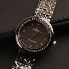 Women Chain Wrist Watch Black R