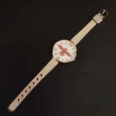 Golden Women Wrist Watch