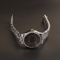 Women Chain Wrist Watch Silver MK