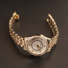 Women Chain Wrist Watch Golden MK