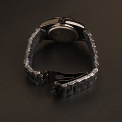 Women Chain Wrist Watch Black R