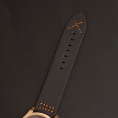 Mens Fancy Watch With Date & Time Black Strap
