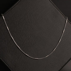 Silver Neck Casual Chain 2mm
