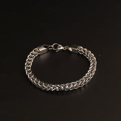 Mens New Chain Bracelet Silver