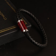 New Casual PU Leather Bracelets Black