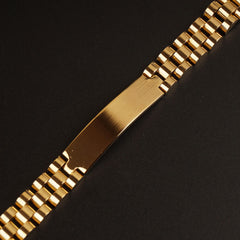 Mens Golden Chain Bracelet 10mm