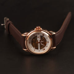 Mens Skeleton Automatic Watch R1 Brown