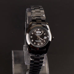 Women Chain Wrist Watch Black R