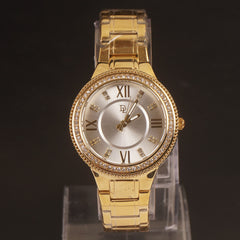 Women Chain Wrist Watch Golden DL