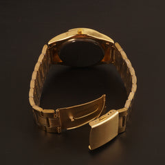 Mens Chain Writs Watch Golden Black C