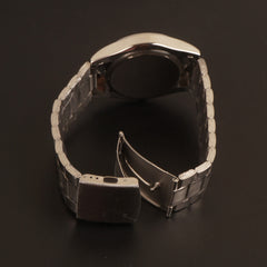 Mens Chain Writs Watch Silver Black C