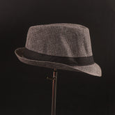 Grey Panama Fashion Spring Summer Wide Brim Beach Hat