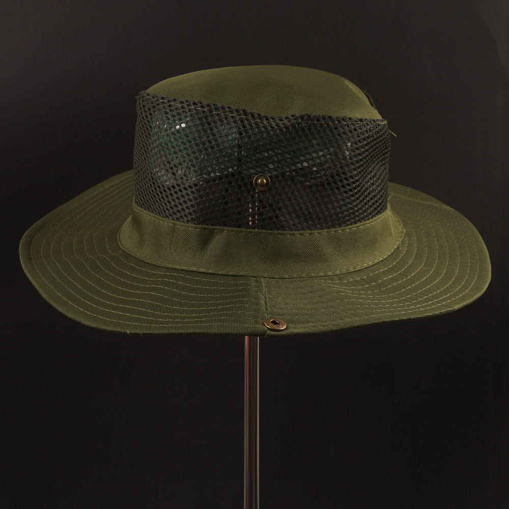 Green Cowboy Spring Summer Wide Brim Beach Hat
