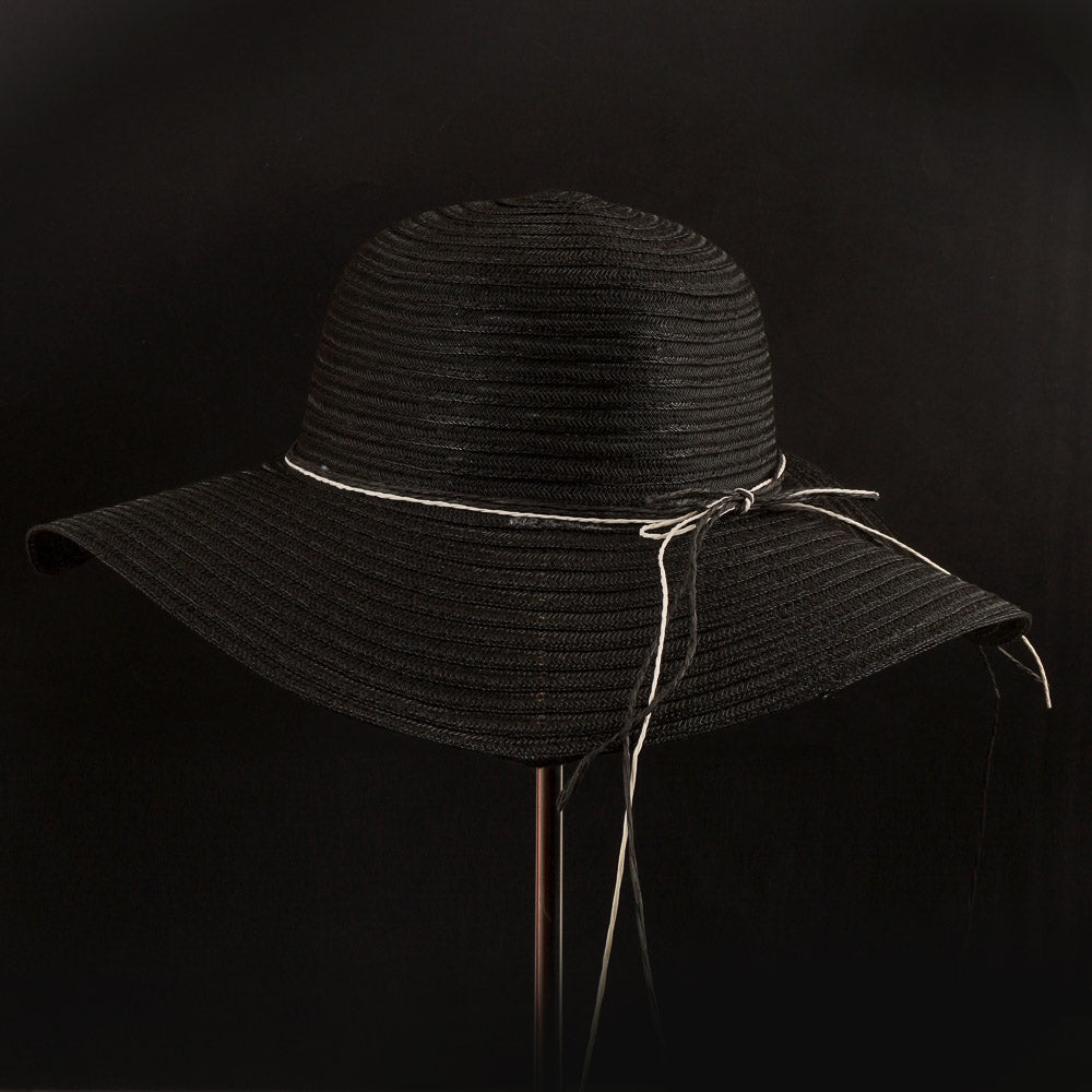 Black Cowboy Spring Summer Wide Brim Beach Hat
