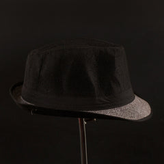 Black Grey Panama Fashion Spring Summer Wide Brim Beach Hat