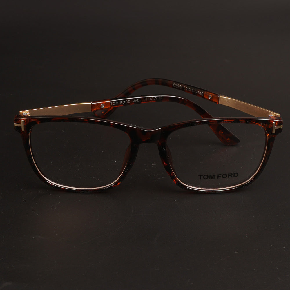 Black Orange Optical Frame TF