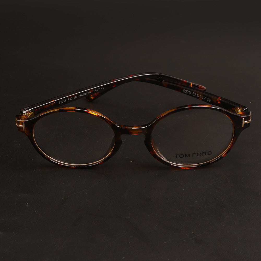 Black Orange Optical Frame TF