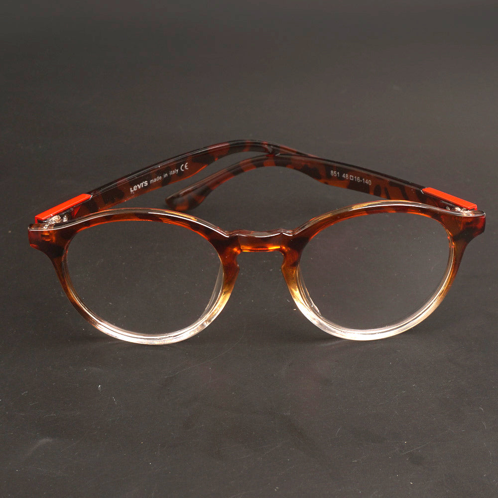 Black Orange Optical Frame L