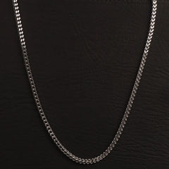 Silver Neck Casual Chain4mm