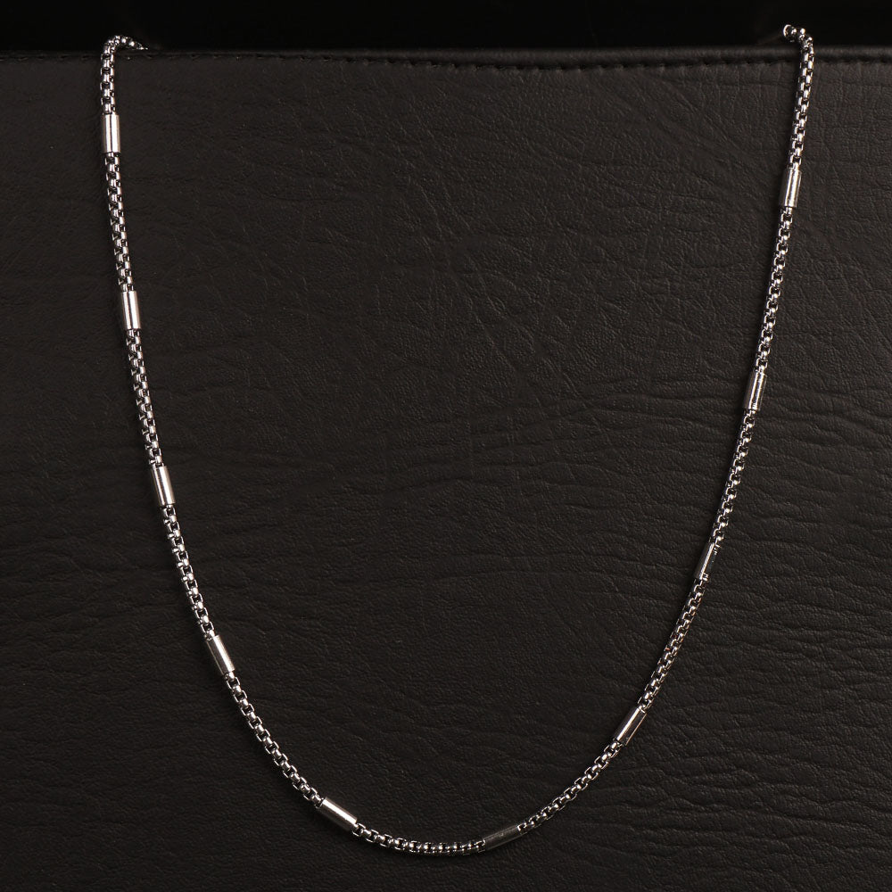 Silver Neck Casual Chain 3mm