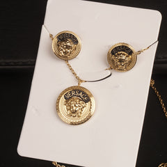 Earring & Locket Set V 3pcs