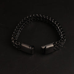 Mens Black Chain Bracelets