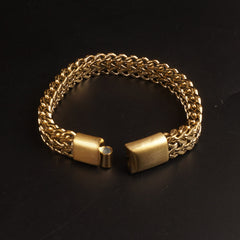 Mens Golden Chain Bracelets