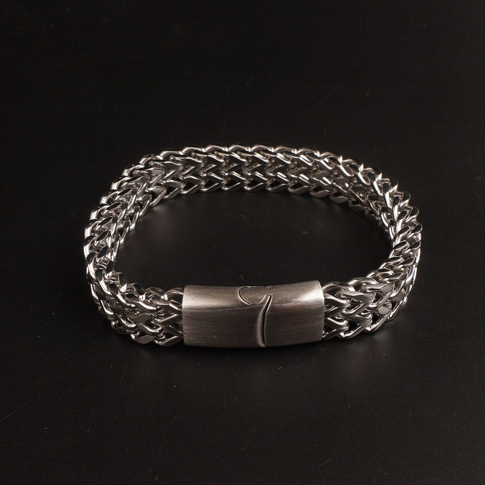 Mens Silver Chain Bracelets