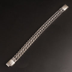 Mens Silver Chain Bracelets