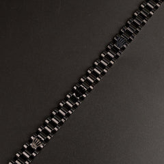 Mens Black Chain Bracelets R