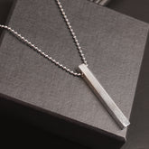 Silver Chain Bar 4mm