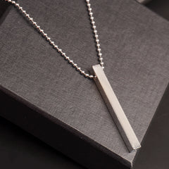 Silver Chain Bar 6mm