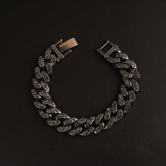 Woman's Chain Bracelet Black