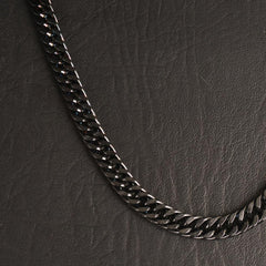 Mens Black Chain 8mm