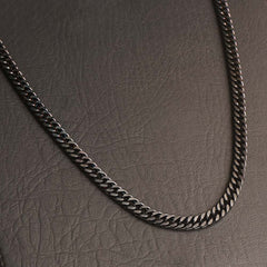 Mens Black Chain 8mm