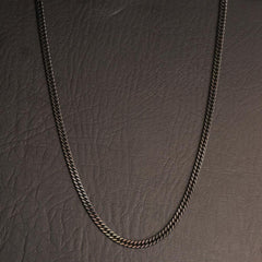 Mens Black Chain 4mm