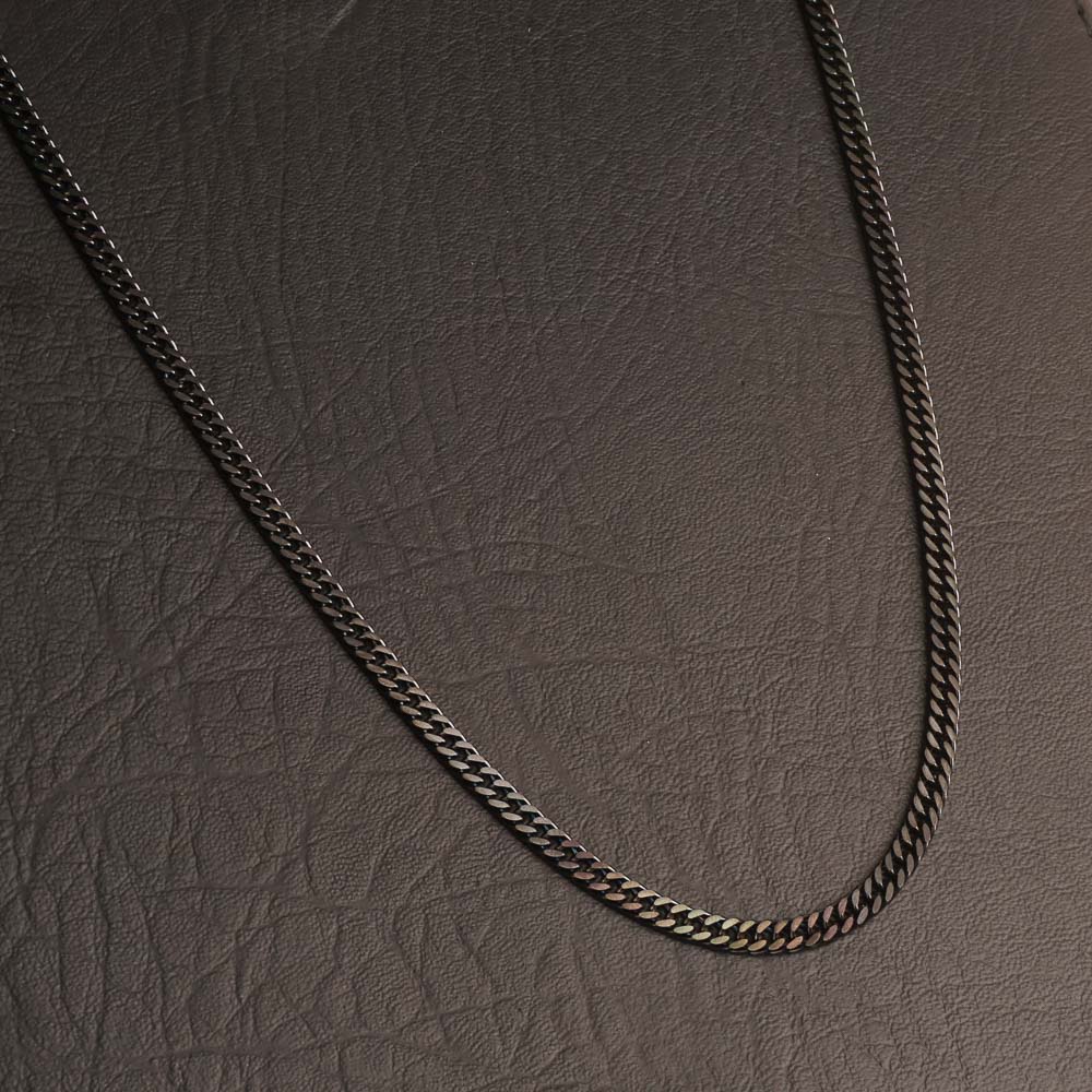 Mens Black Chain 4mm