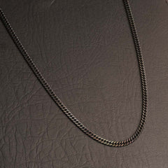 Mens Black Chain 4mm